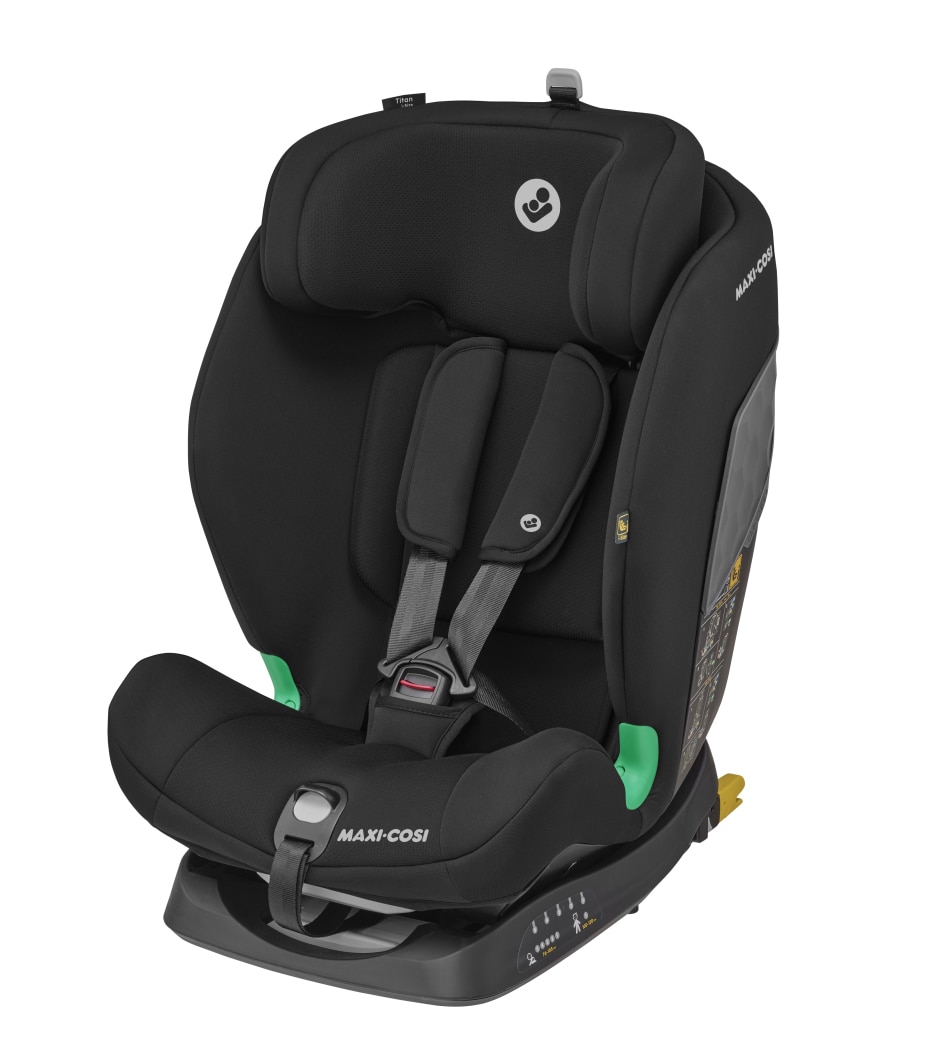 Maxi-Cosi Titan i-Size - Mitwachsender Kindersitz (15 Monate - 12 Jahre),  Kindersitz mit verstellbarer Rückenlehne, 5-Punkt-Sicherheitsgurt und G-CELL