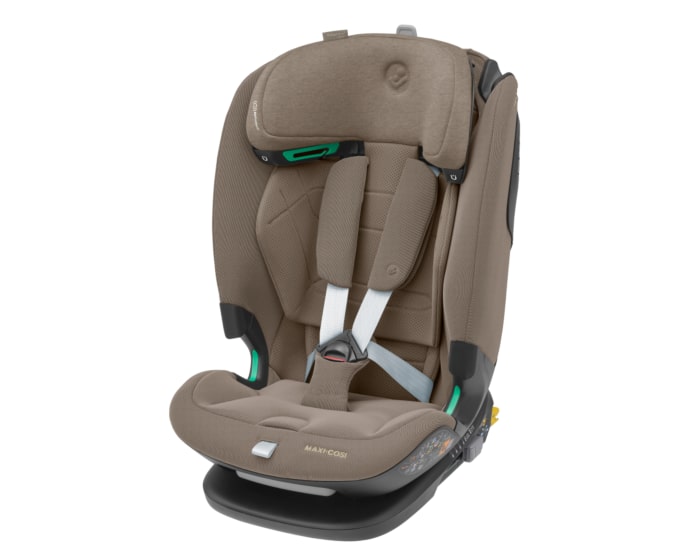 8618251110_2024_maxicosi_carseat_toddlerchildcarseat_titanproisize_brown_authentictruffle_3qrtleft_