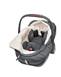 8735204110_2024_maxicosi_carseat_carseataccessory_footmuff_grey_twillicgraphite_withnewborninlay_3qrtleft